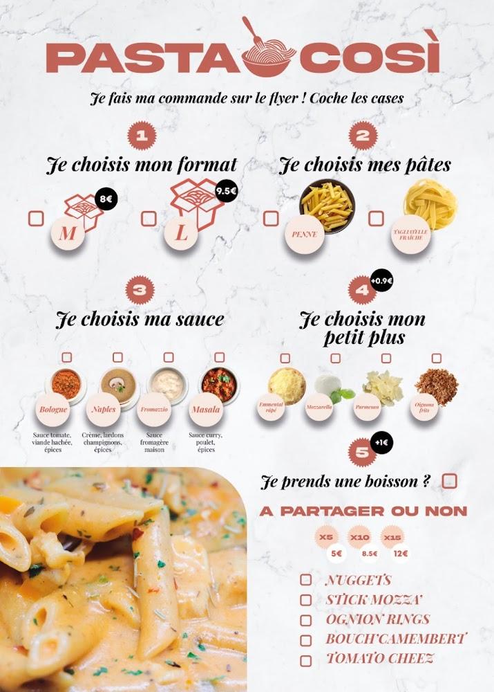 Pasta cosi - Menu Image 1